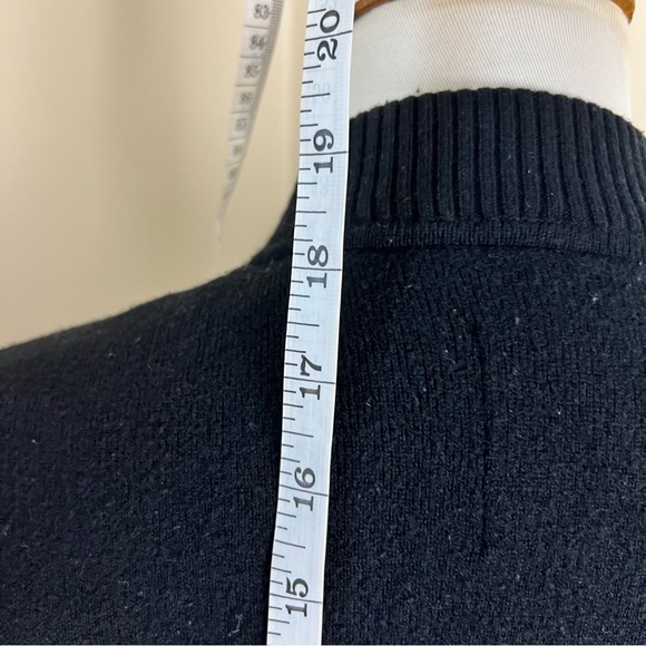 Sandro Paris Black Wool Ashton Varsity Cardigan – Logo & Love Detail Fits S / M - Picture 9 of 12